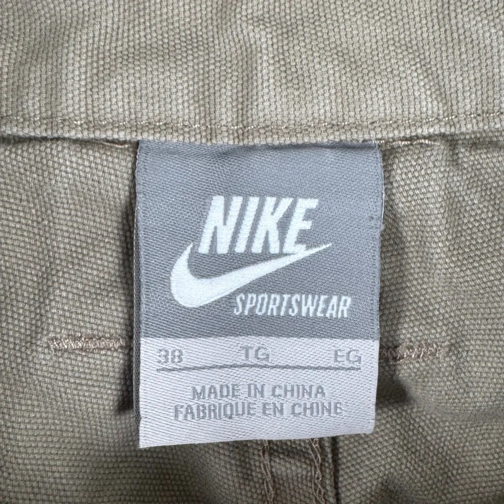 Nike Cargo Shorts Mens 38 Khaki Tan Nike Air Safari Print Canvas Outdoor
